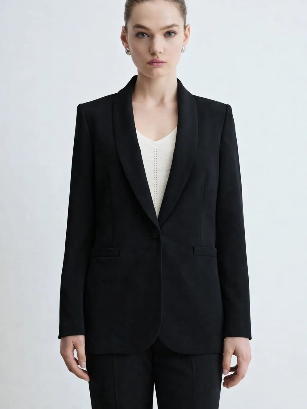 Judith & Charles expressionist black jacket. Size 2 NWT